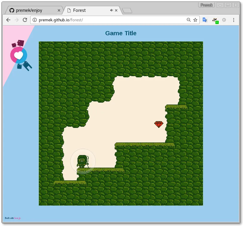love2d game running in a browser